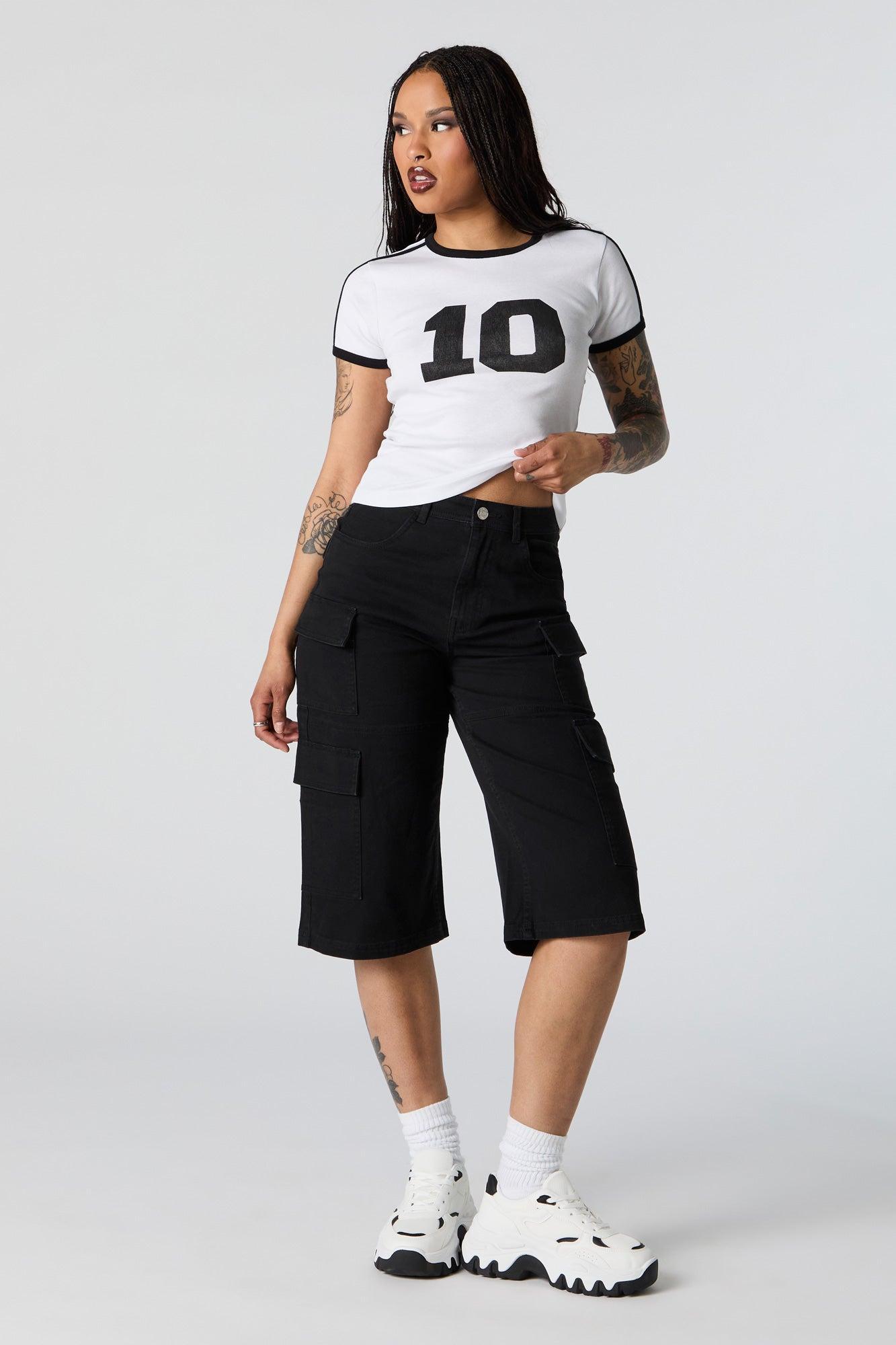 Multi Pocket Longline Cargo Short Female Product Image
