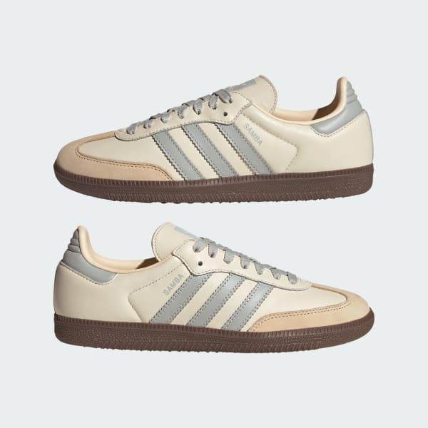 adidas Samba OG Sneaker in Cream White/silver/Sand at Nordstrom, Size 10.5 Women's Product Image