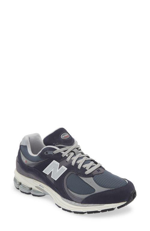 New Balance Mens 2002R - Running Shoes Black/Navy/Grey Product Image