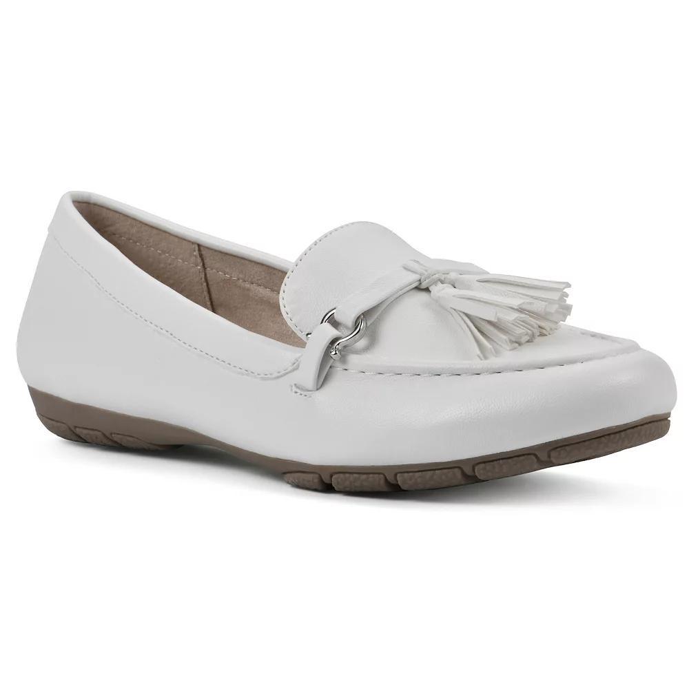 Cliffs By White Mountain Gush Women's Flats, Size: 9.5 Wide, White Smo Product Image