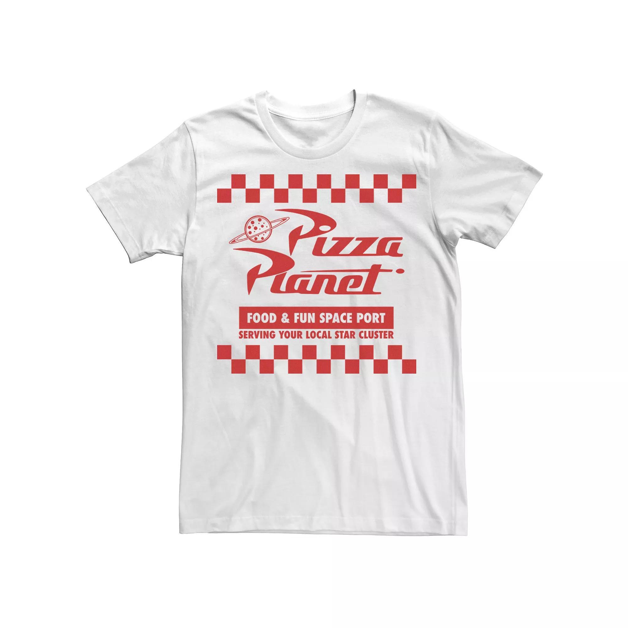 Disney / Pixar's Toy Story Men's Pizza Planet Logo Tee, Size: Small, White Product Image