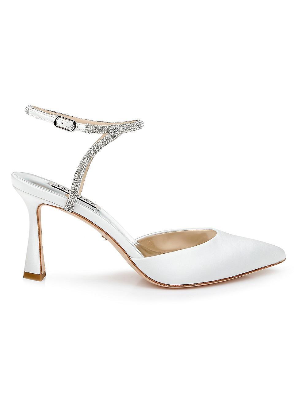 Badgley Mischka Kamilah Pumps Soft White 8 Product Image