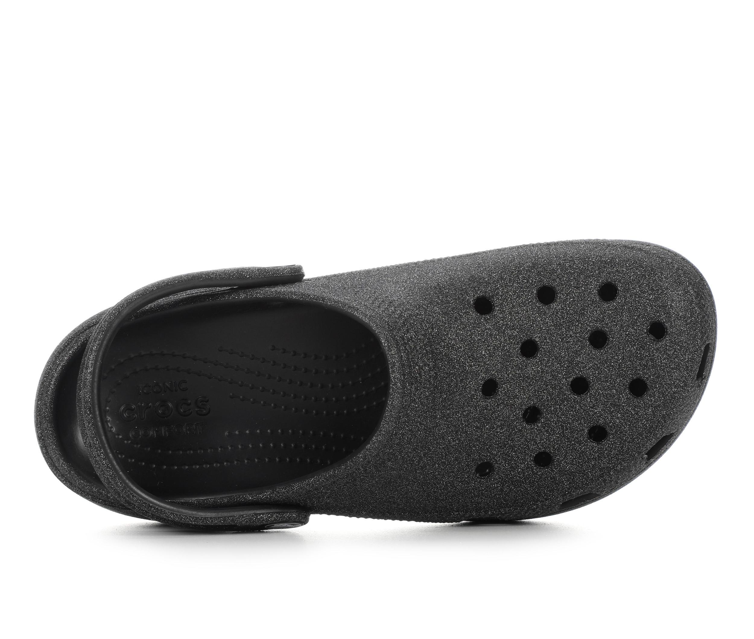 Women's Crocs Classic Platform Glitter Clogs Product Image