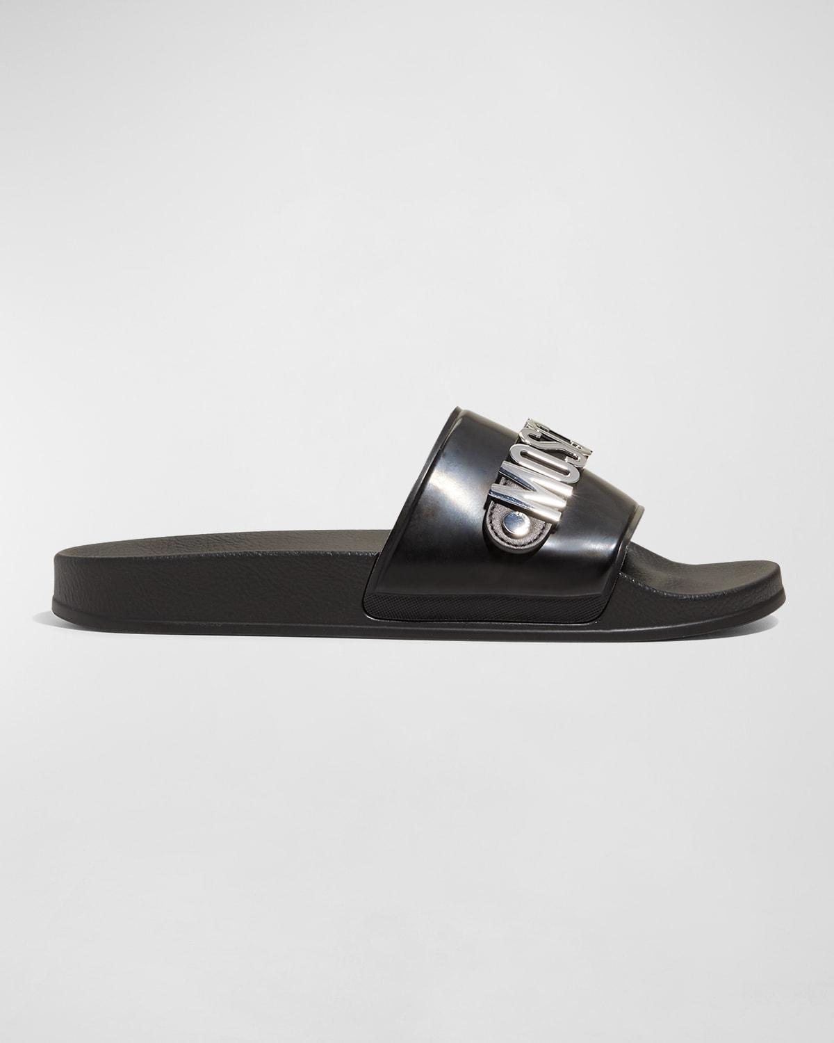 Mens FF Diagonal Logo Print Slides Product Image
