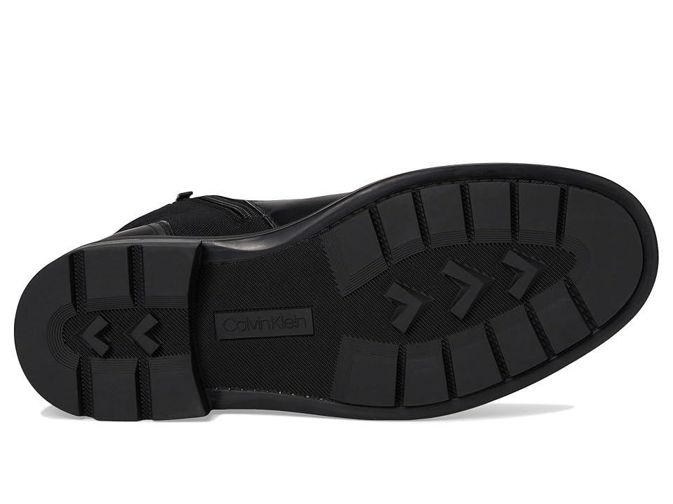 Calvin Klein Domly Leather) Men's Lace-up Boots Product Image