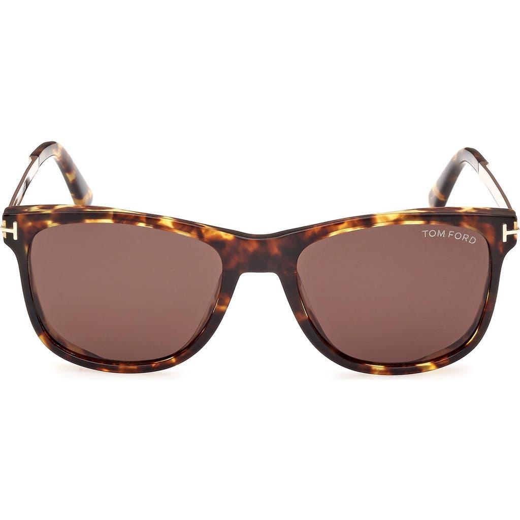 TOM FORD Sinatra Ft1104 52e In Vintage Havana/t Logo Product Image