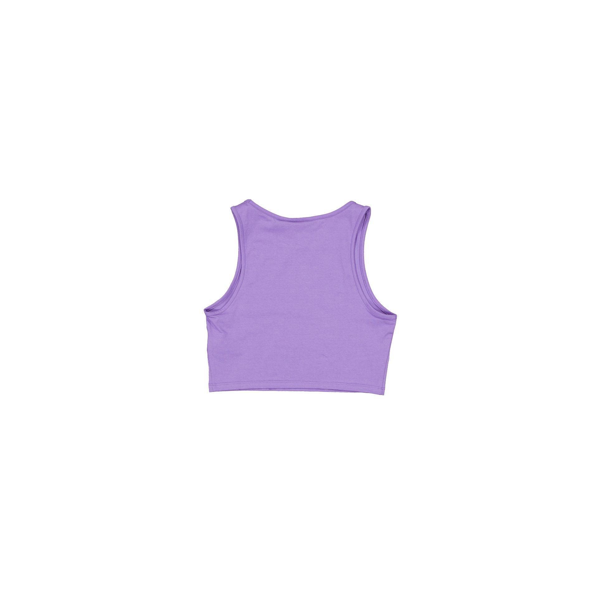 New York Yankees Women's Cropped Mauve Tank Top Female Product Image