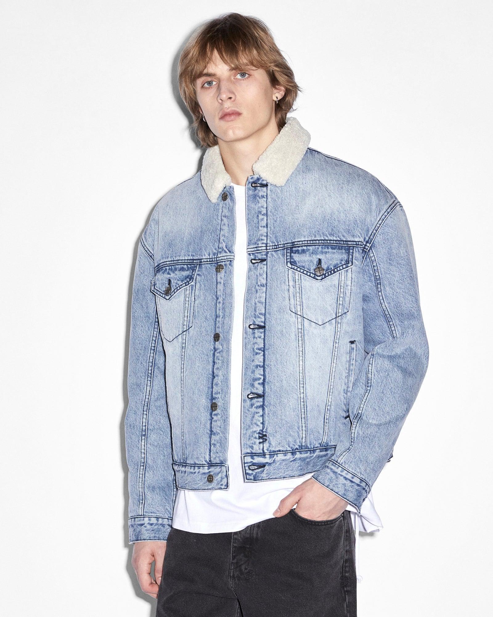 OH G JACKET SHERPA MID BLUE Male Product Image