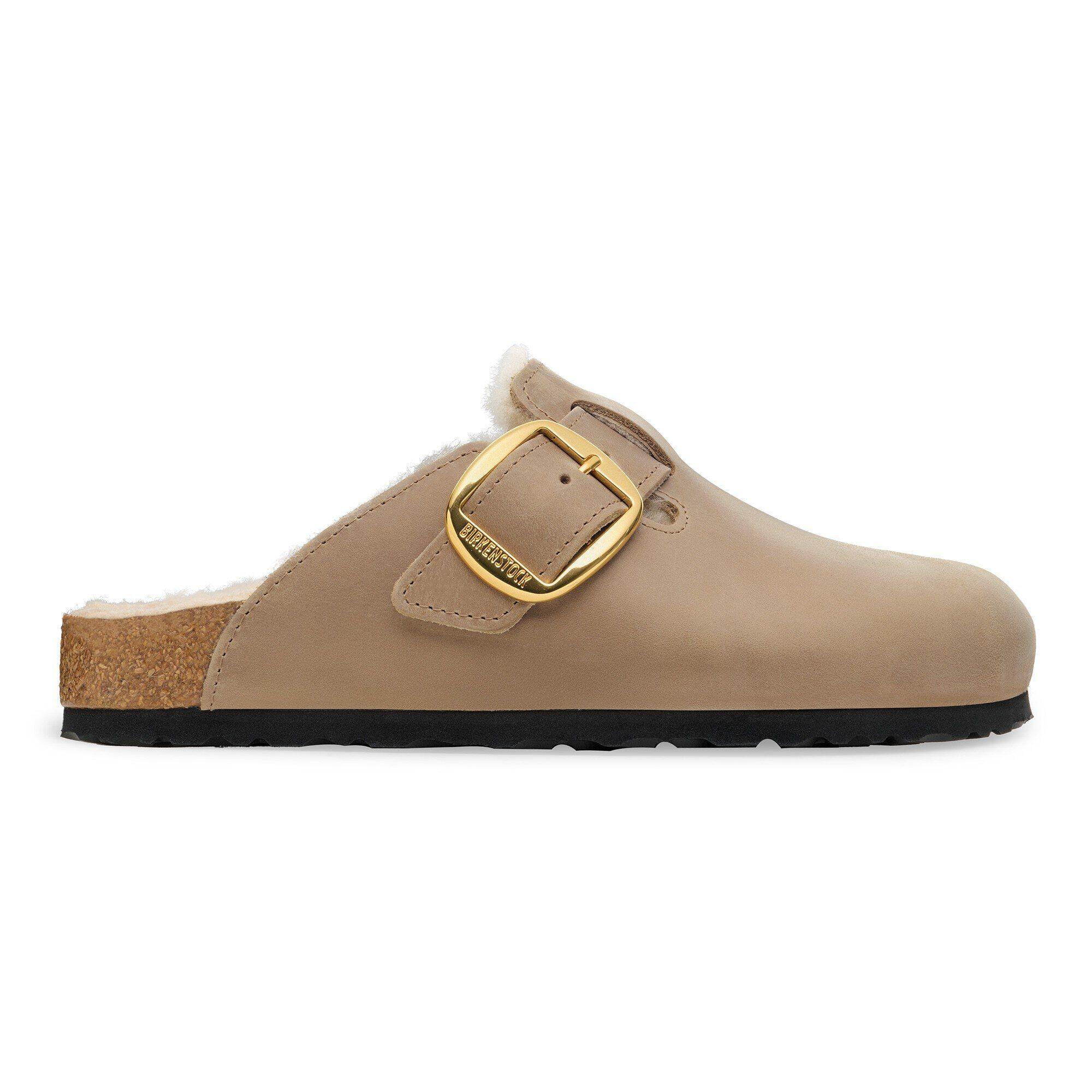 Boston Big Buckle Shearling Natural Leather Oiled Product Image