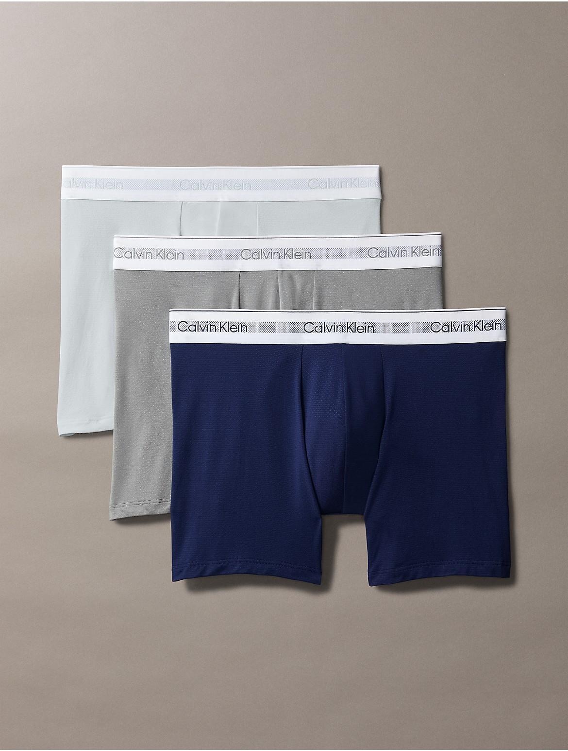 Calvin Klein Men's Icon Modal Mesh 3-Pack Boxer Brief - Multi - M Product Image