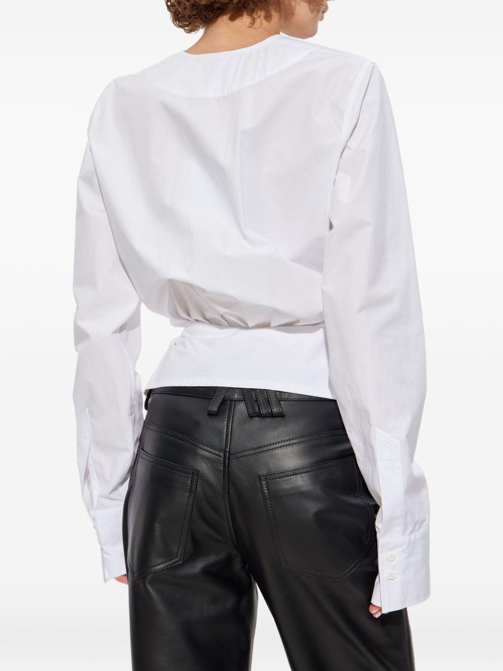 wrap-design blouse Product Image