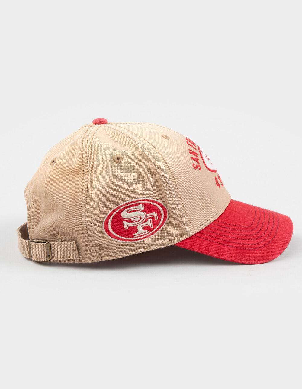 47 BRAND San Francisco 49ers Dusted Abilene Strapback Hat - KHAKI Product Image