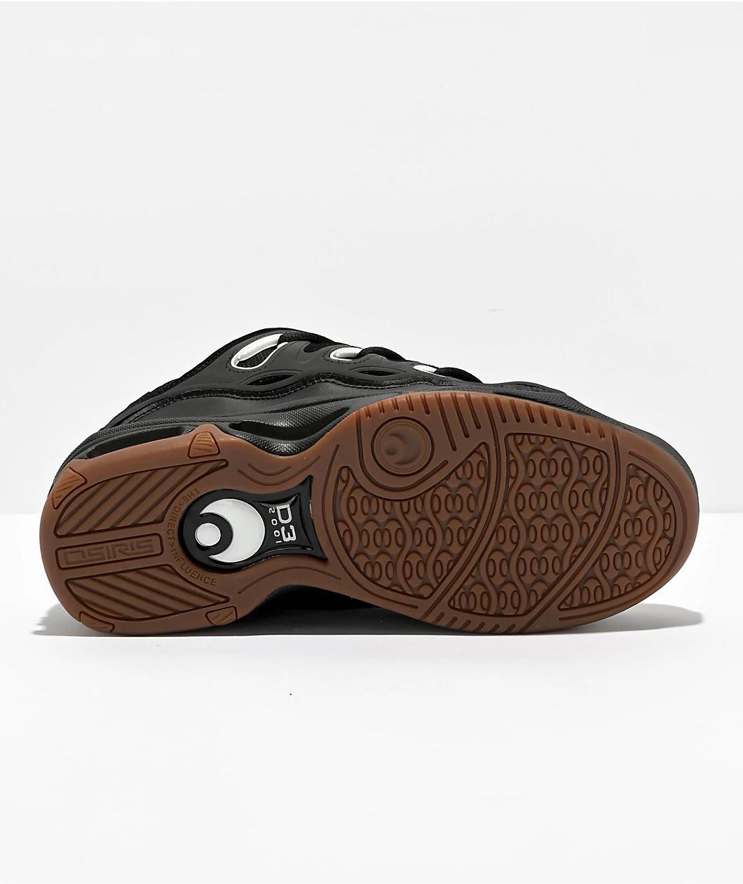 Osiris D3 2001 Black & Gum Skate Shoes Product Image