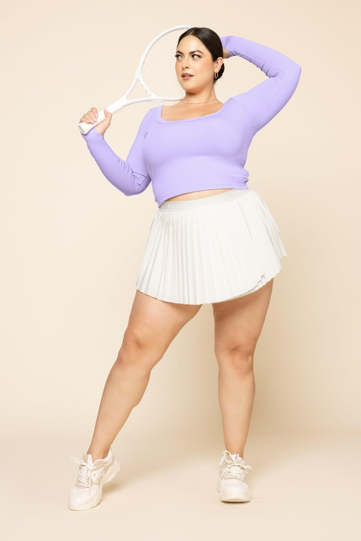 Your Favorite Long Sleeve Reversible Top - Digital Lavender Product Image