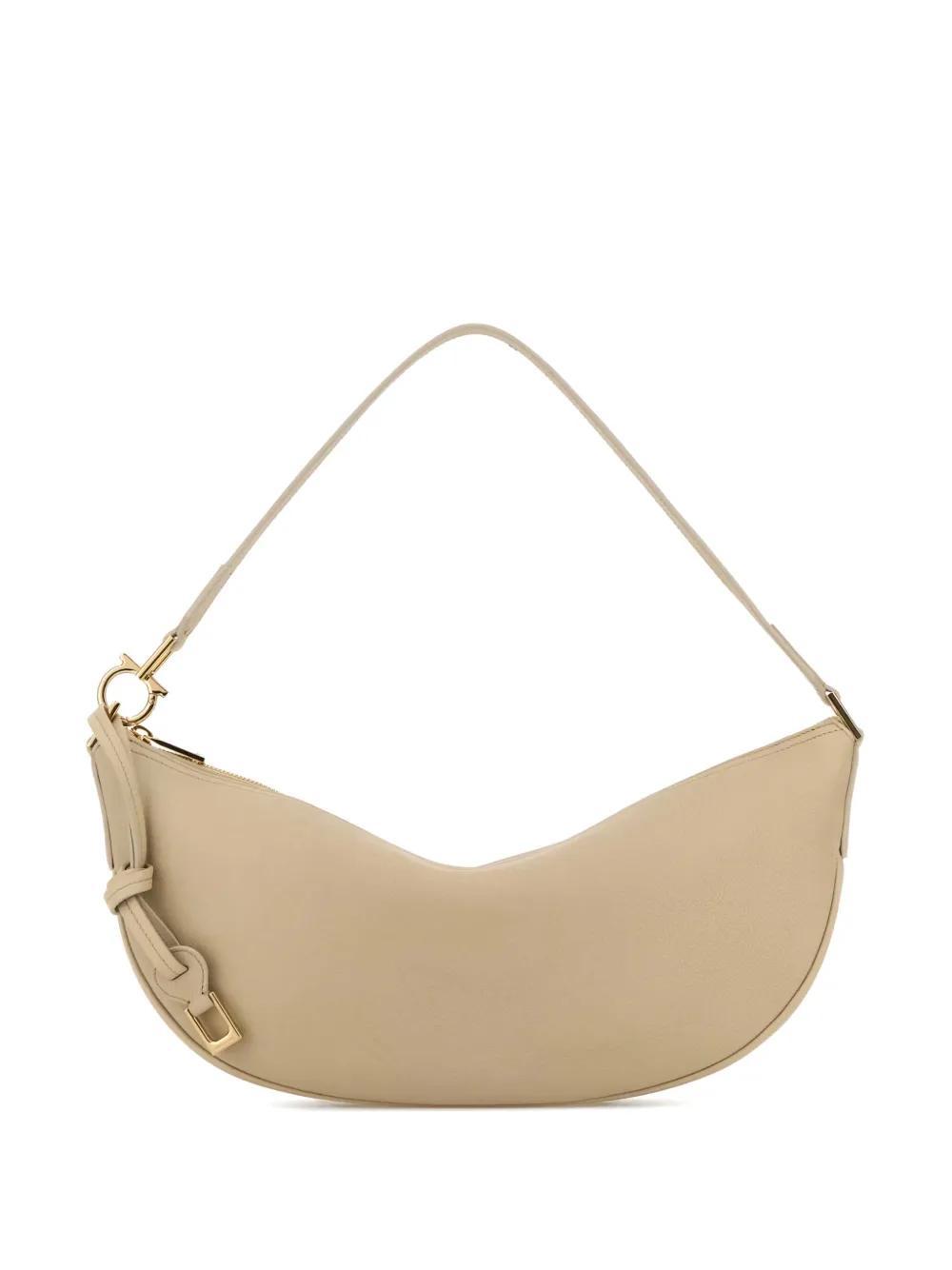 FERRAGAMO Small Hobo Bag In Claykuban Product Image
