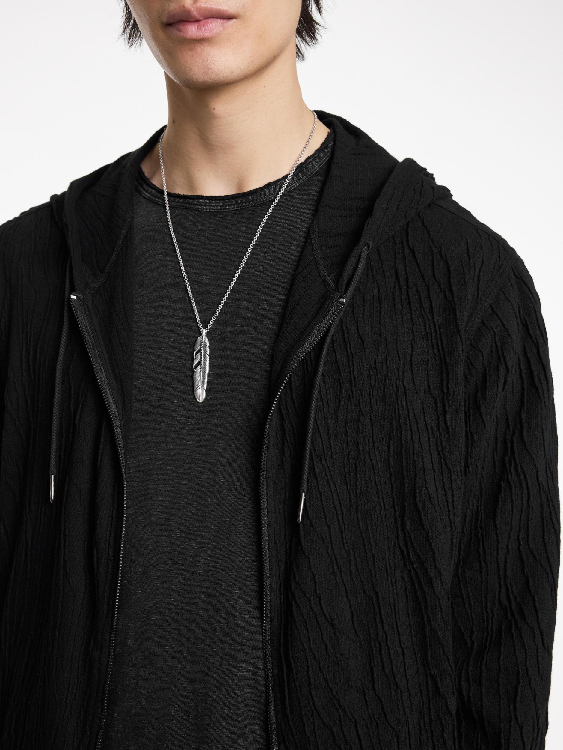 John Varvatos Ihsan Full Zip Hood with Texture Product Image