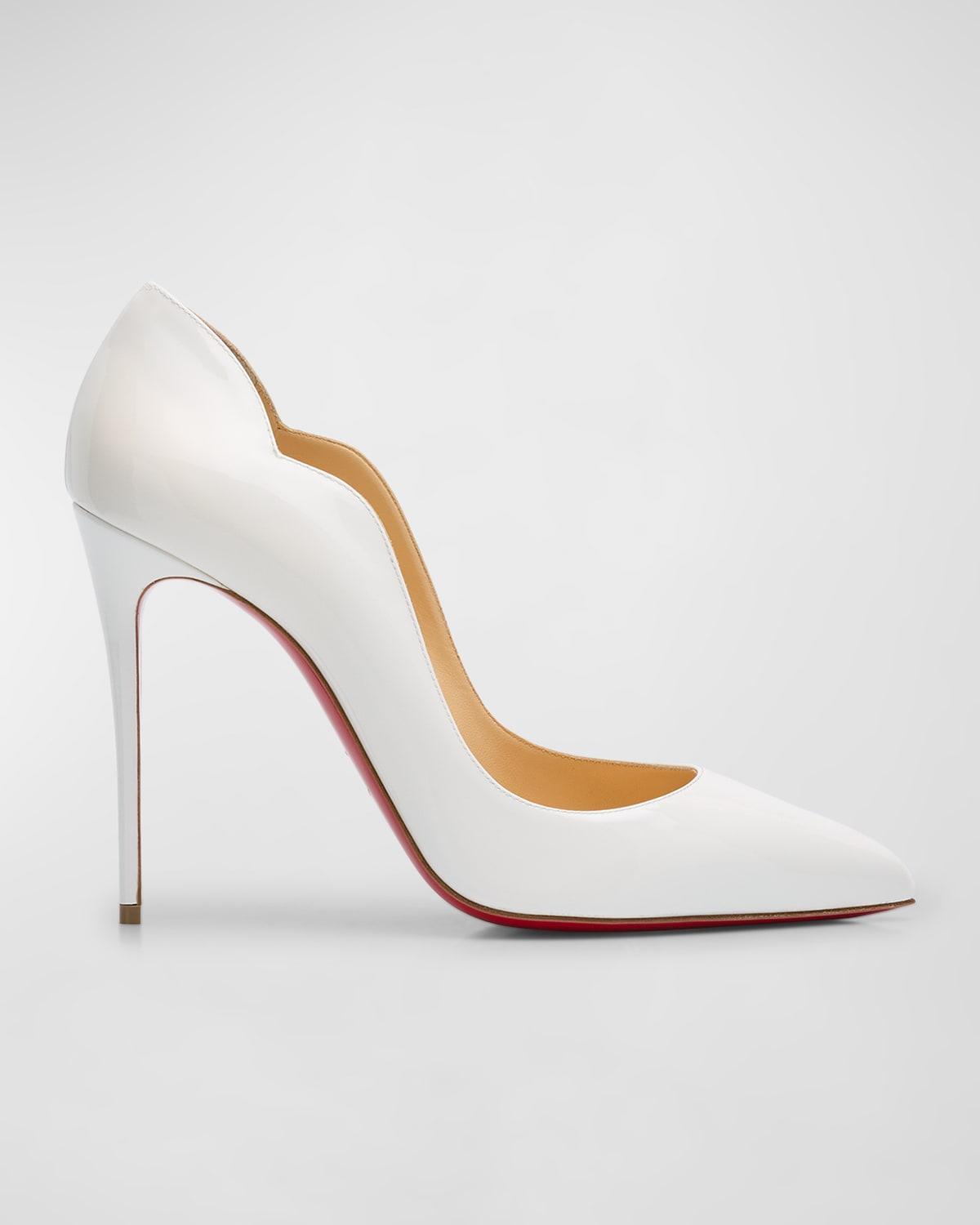 Womens Hot Chick 100MM Leather Pumps Product Image