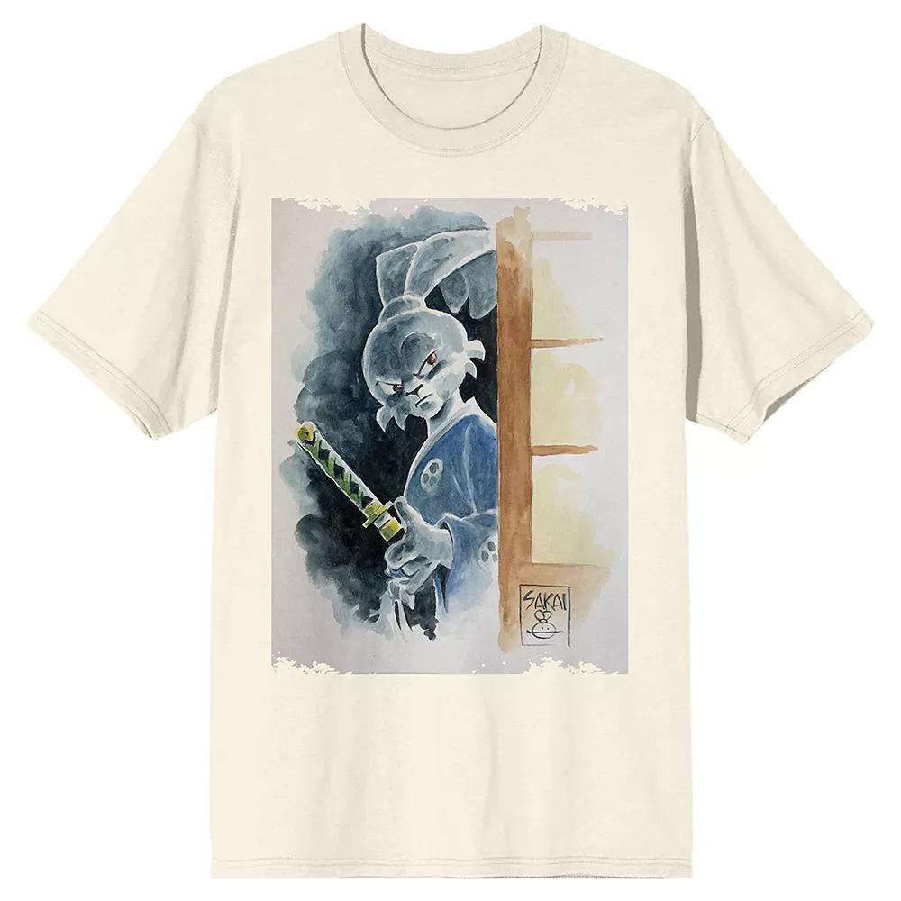 Men's Usagi Yojimbo Painted Graphic Tee, Size: XL, Off White Product Image