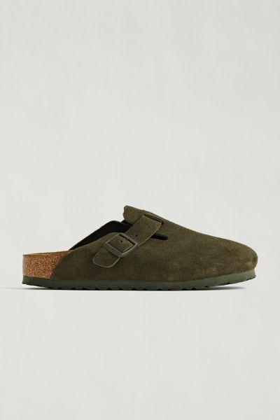 Birkenstock Mens Boston Clogs in White Product Image