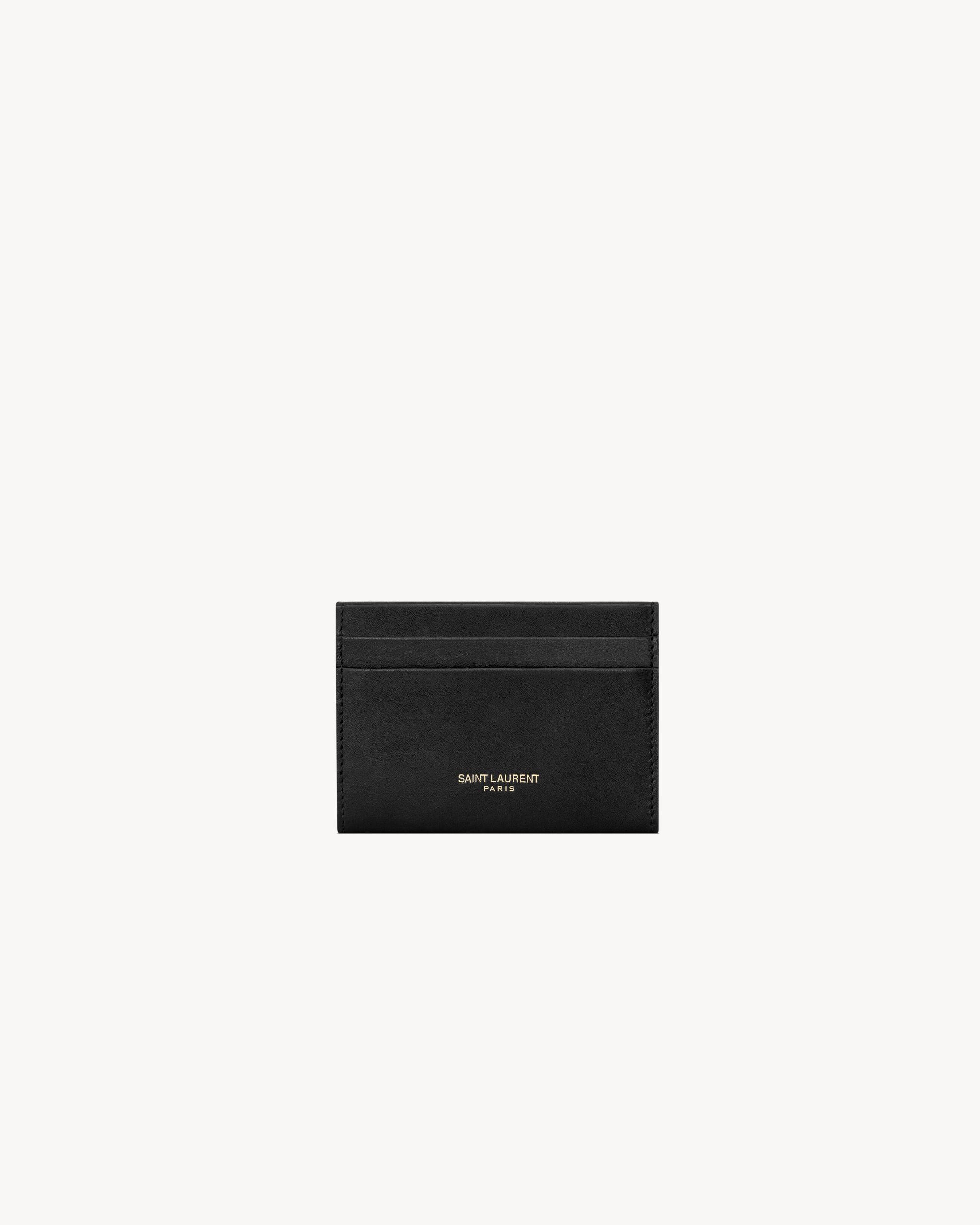 TINY CASSANDRE card case in grained leather Product Image