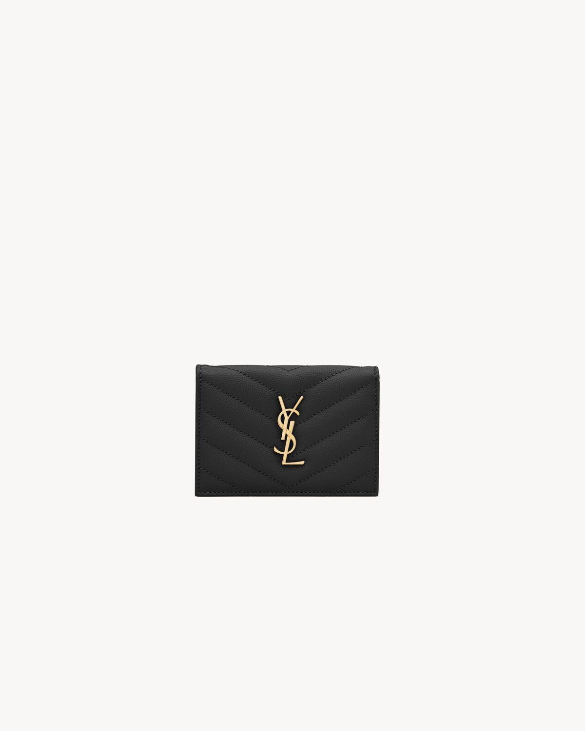 cassandre matelassé business card case in grain de poudre leather Product Image