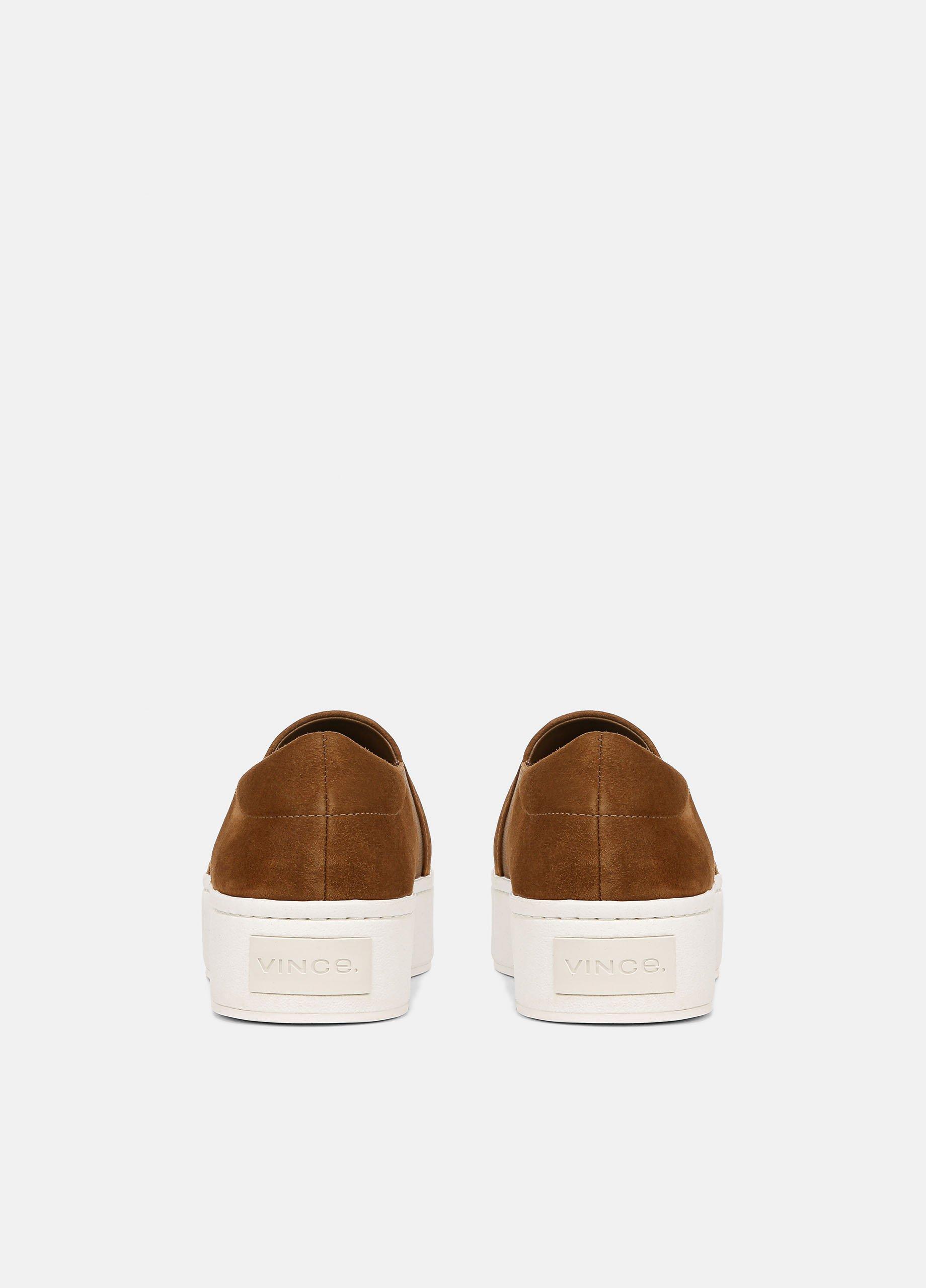 Womens Warren Nubuck Sneaker, Olive Smoke, Size 6 Vince Product Image