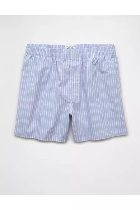 AEO Mens Striped Poplin Pocket Boxer Short Men's Product Image