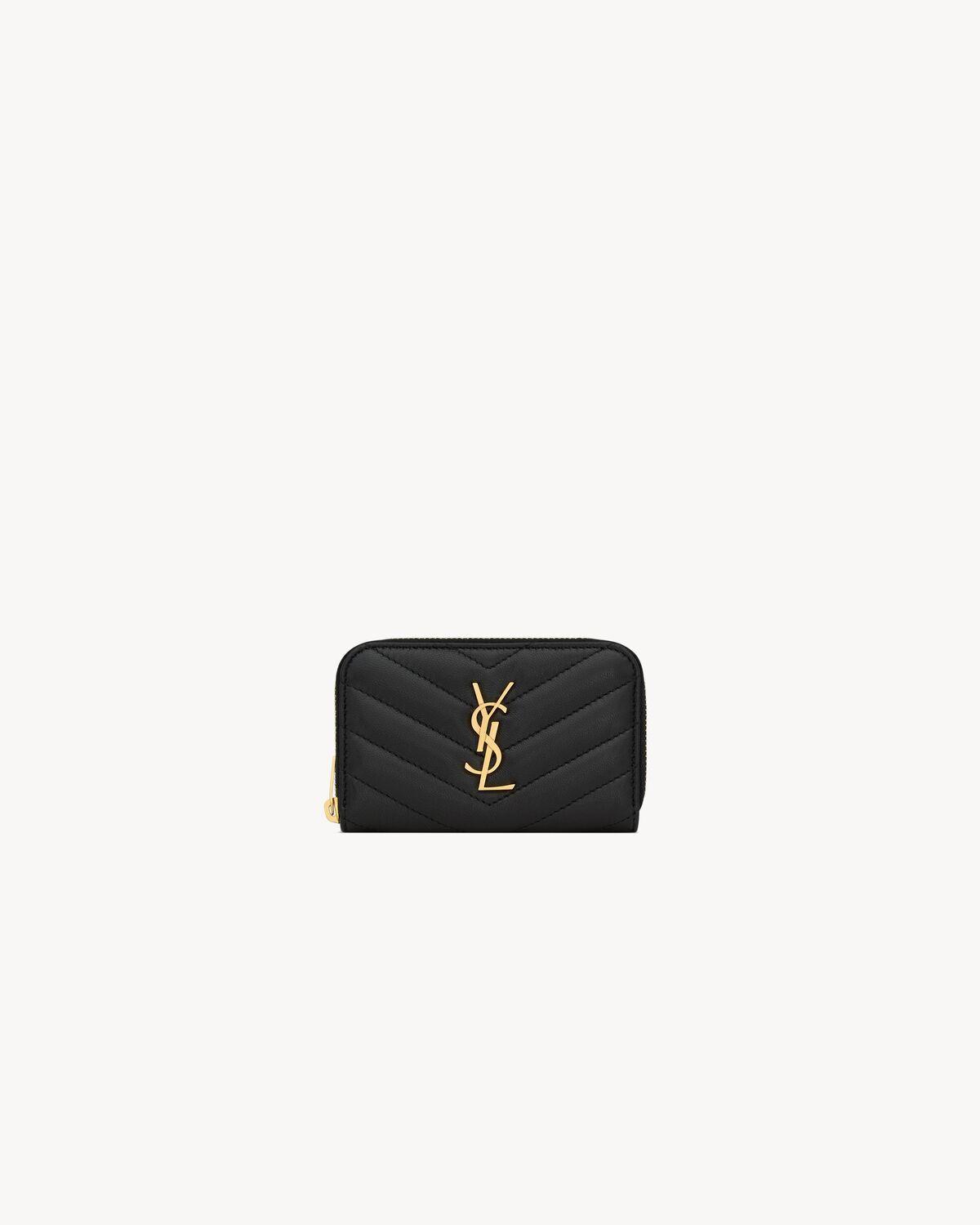 saint laurent paris card case in smooth leather Product Image