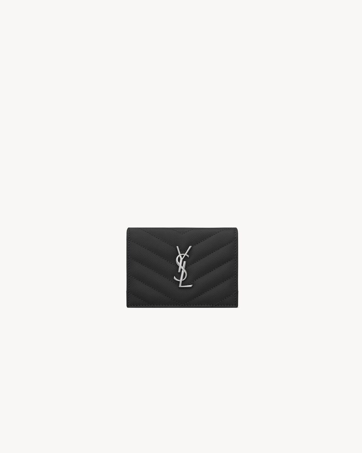 saint laurent paris card case in smooth leather Product Image