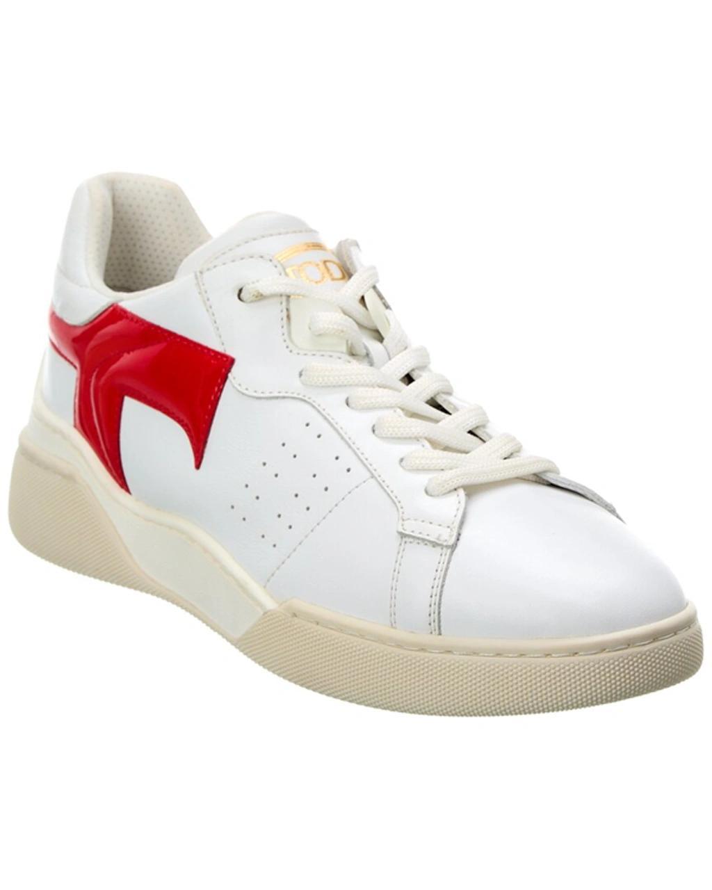 TOD'S Leather Sneaker In White Product Image