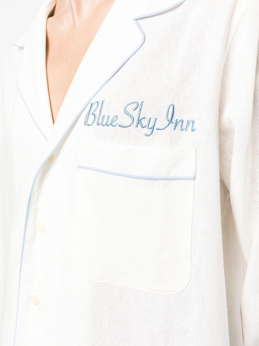 logo-embroidered shirt Product Image