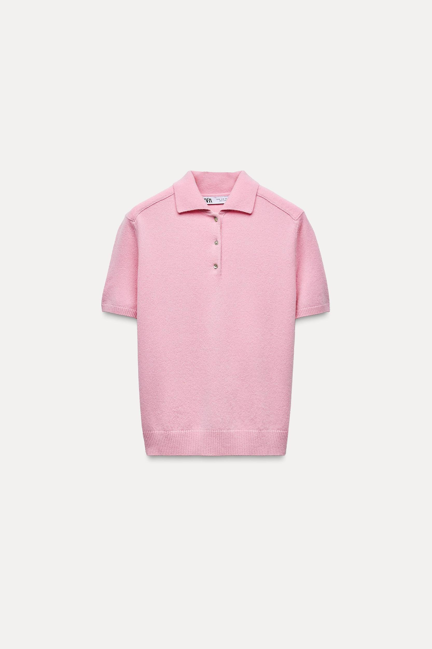 100% WOOL BASIC JERSEY POLO SHIRT Product Image