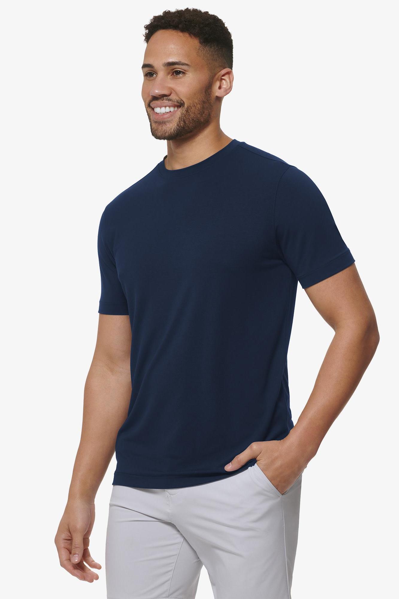 Knox T-Shirt - Navy Solid Product Image