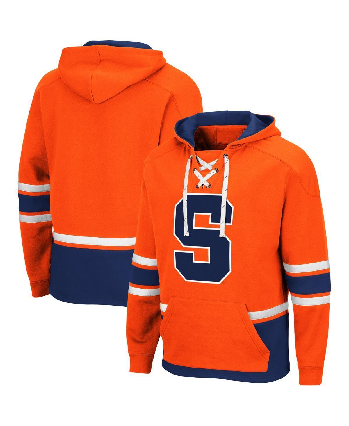 Men's Colosseum Orange Syracuse Orange Lace Up 3.0 Pullover Hoodie, Size: Medium Product Image