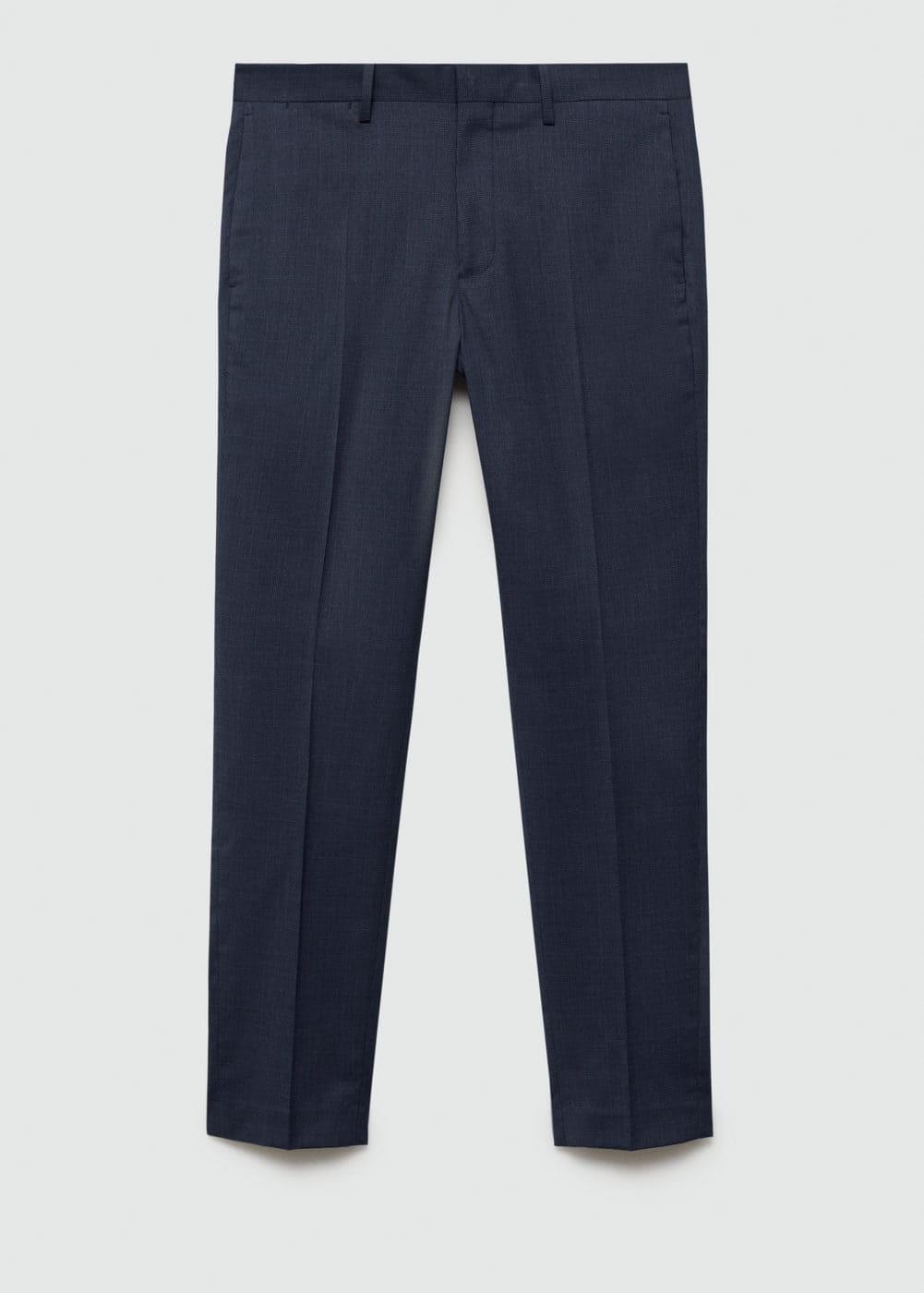 Stretch fabric super slim-fit suit trousers - Men | MANGO USA Product Image