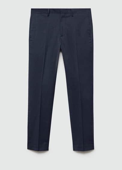 Stretch fabric super slim-fit suit trousers - Men | MANGO USA Product Image