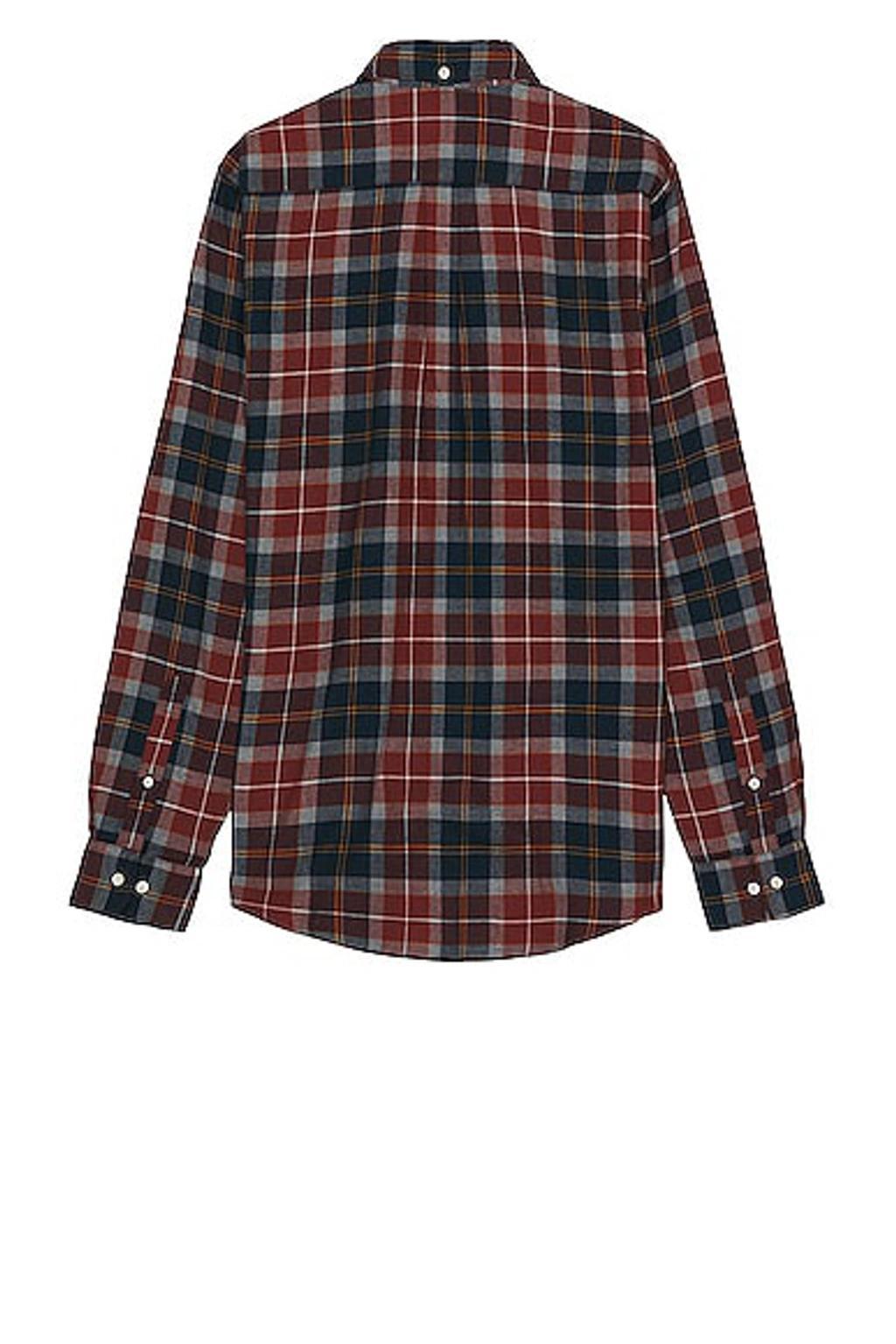BARBOUR Rasay Tailored Fit Shirt In Red Fabric Product Image