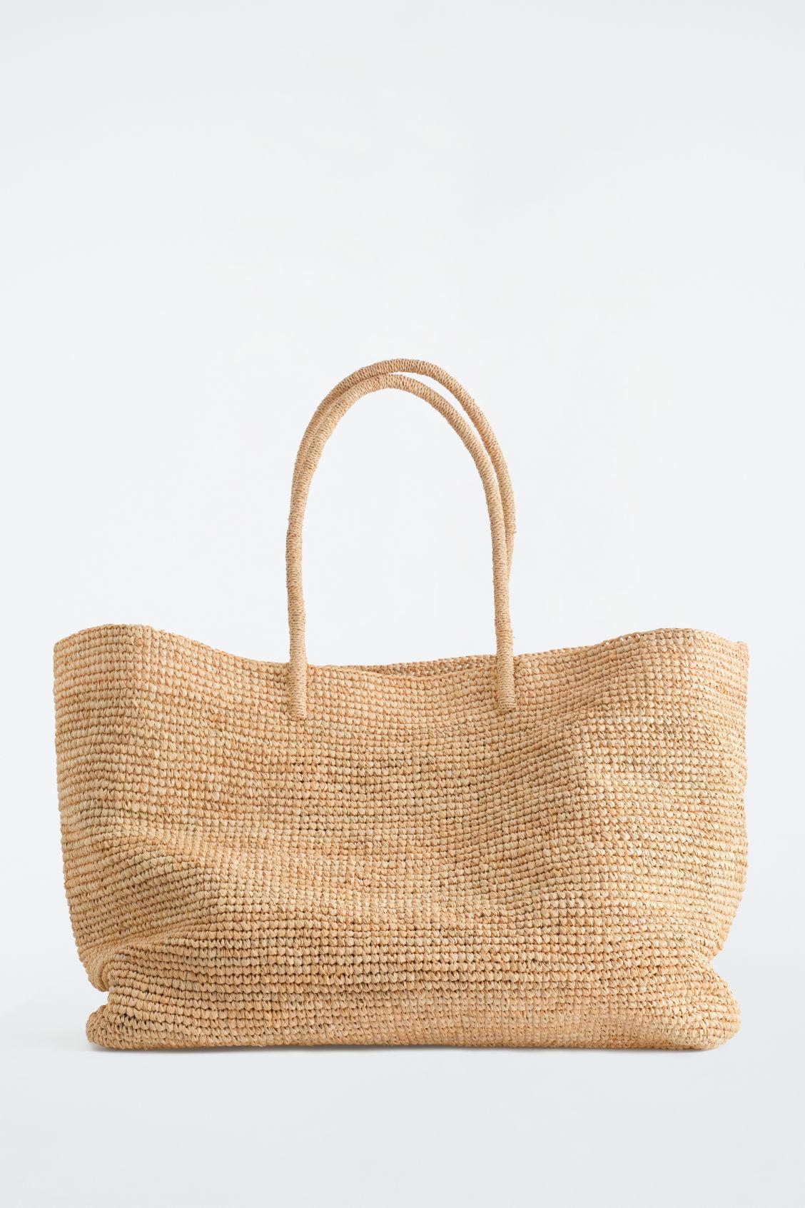 HAND-WOVEN TOTE BAG - RAFFIA Product Image