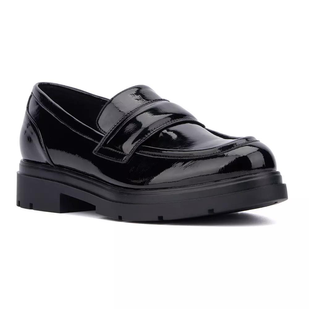 New York & Company Abbey Women's Loafers, Size: 11, Black Patent Product Image