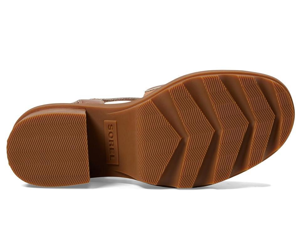 SOREL Joanie Heel Ankle Strap (Warm Gold/Gum 2) Women's Shoes Product Image