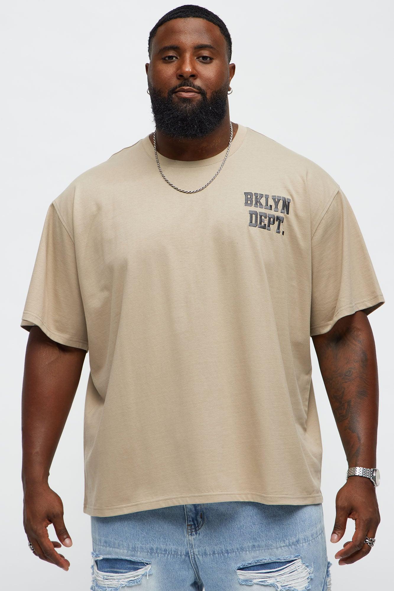 Short Sleeve Blessed Puff Print Tee - Stone Product Image
