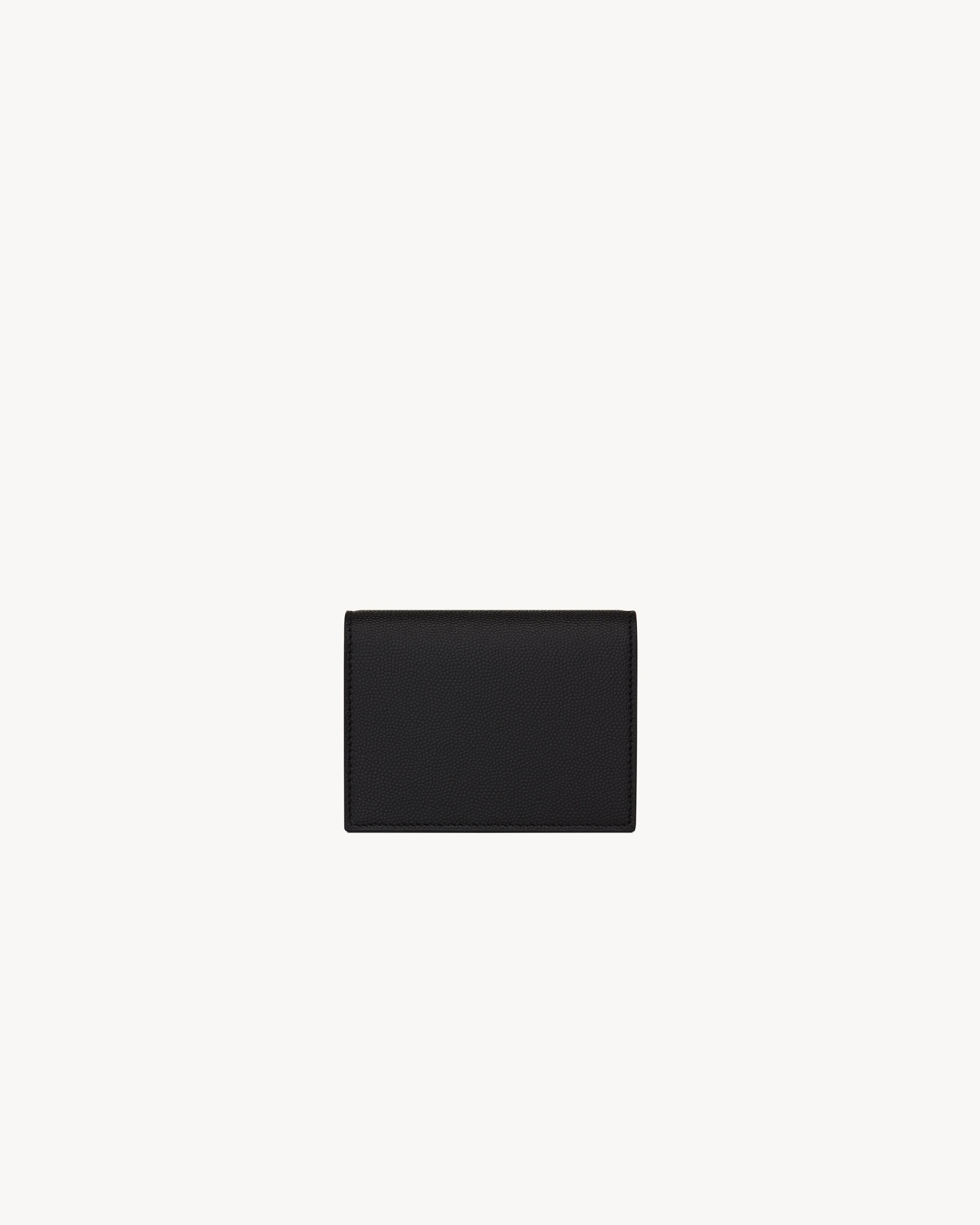 TINY CASSANDRE card case in grained leather Product Image