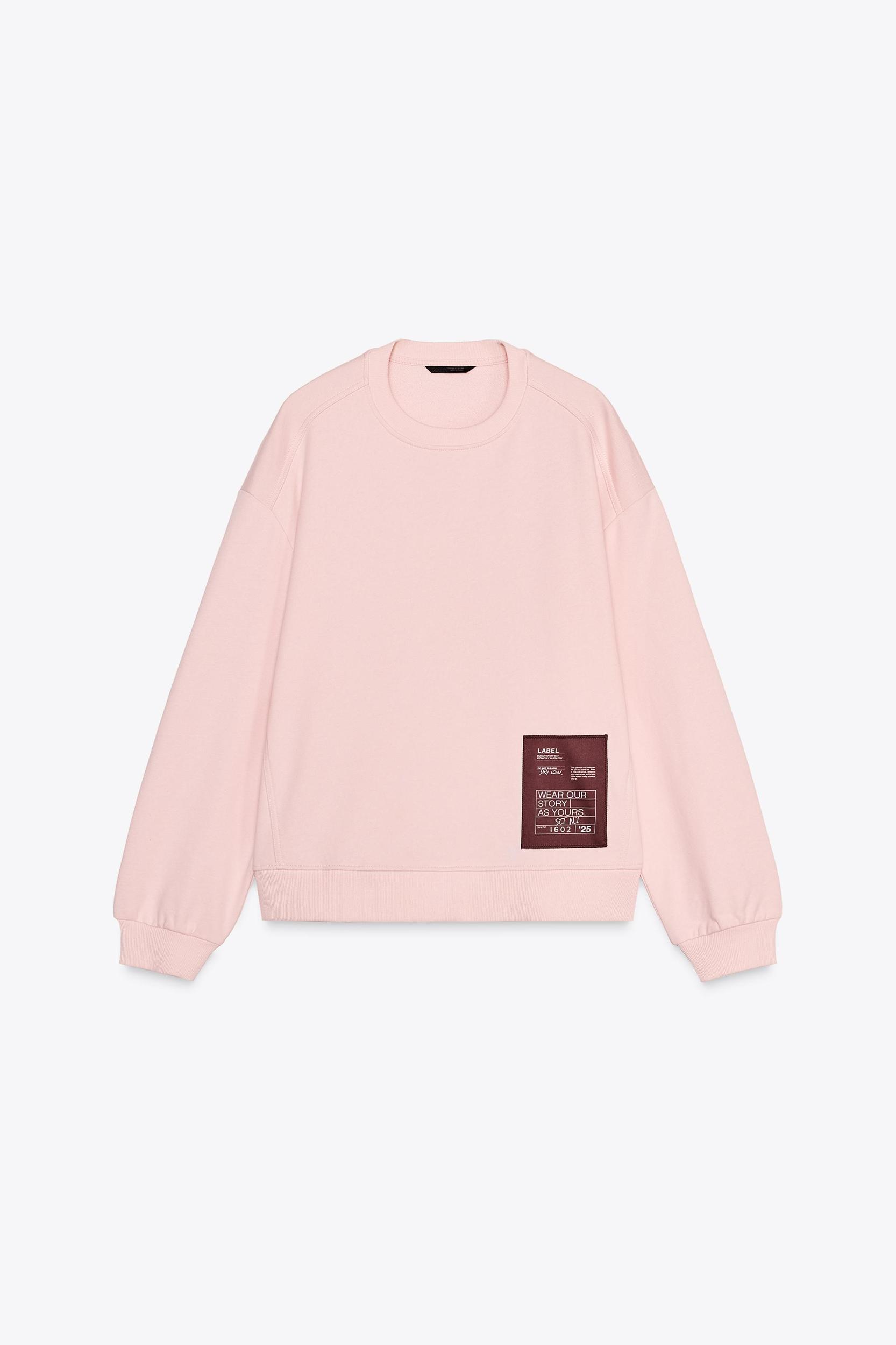 LABEL COTTON SWEATSHIRT Product Image
