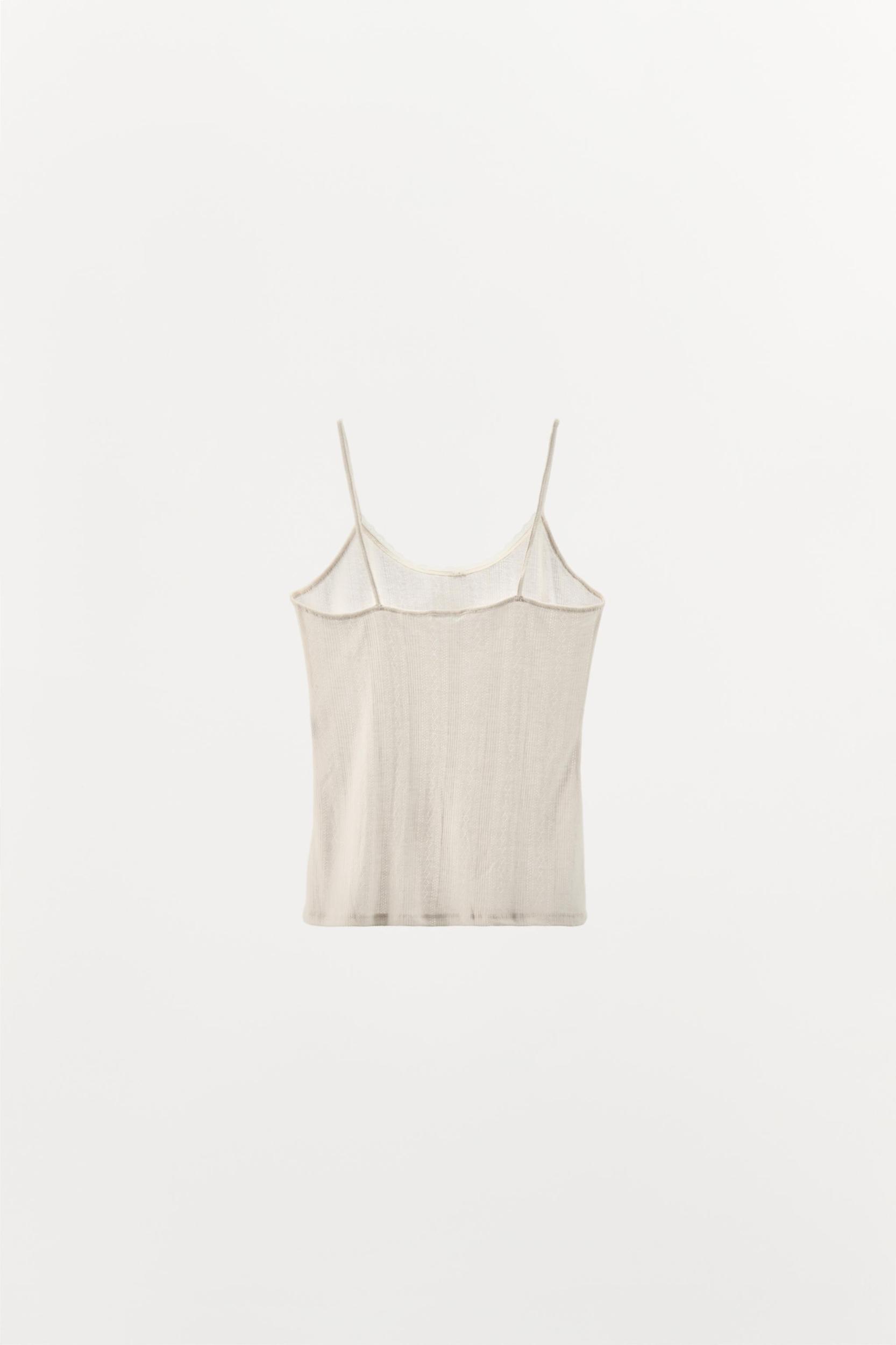 POINTELLE STRAP TOP Product Image
