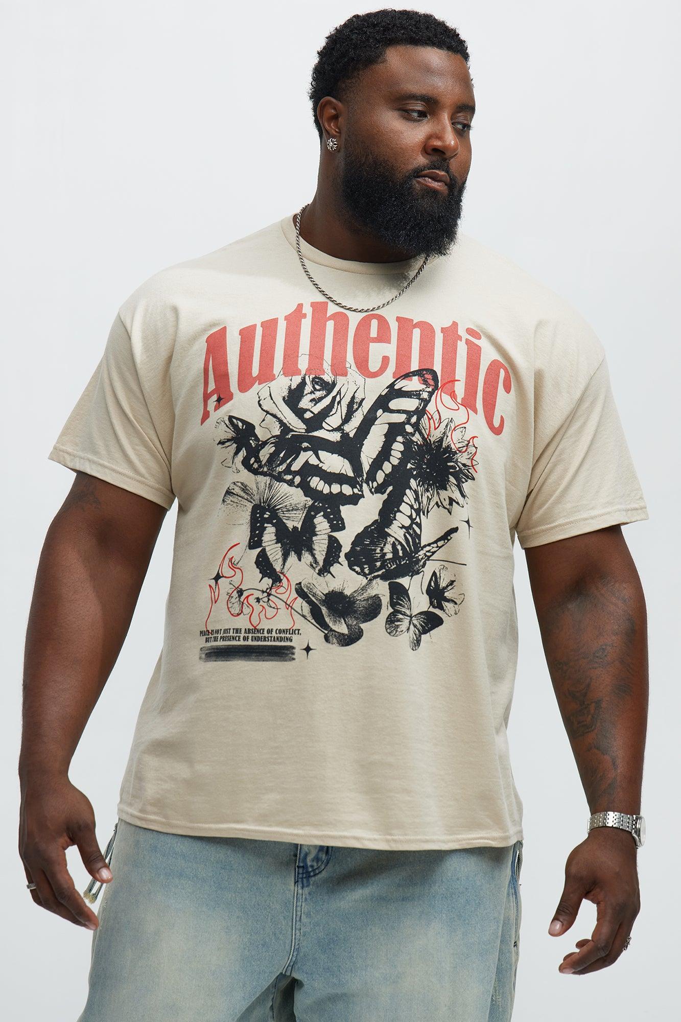 Authentic And True Short Sleeve Tee - Sand Product Image