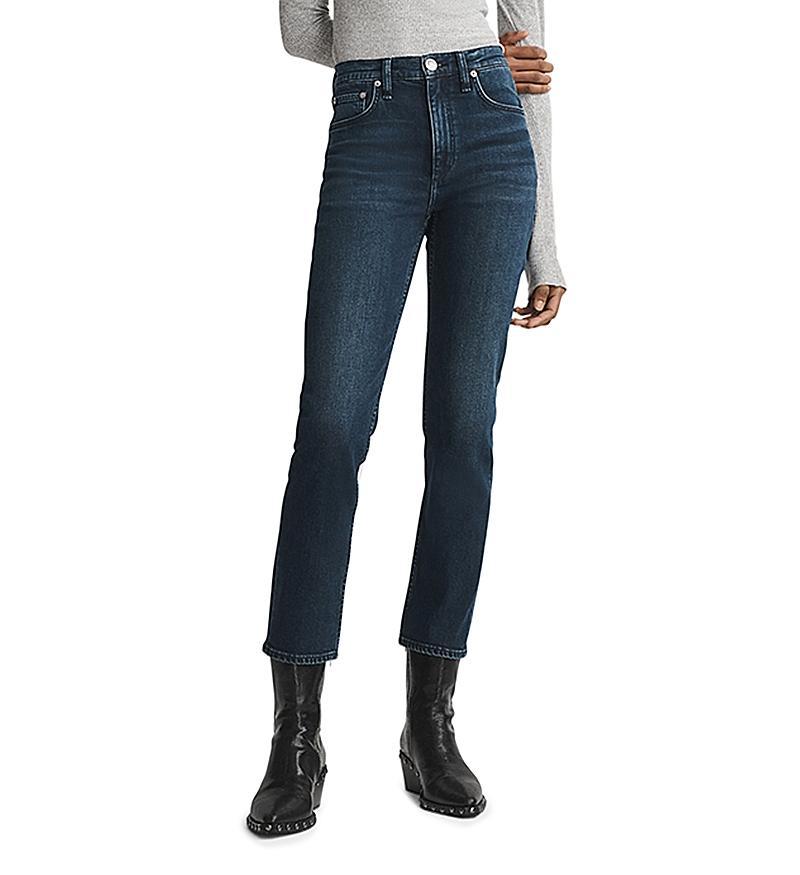 rag & bone Wren High Rise Ankle Slim Jeans in Ella Product Image