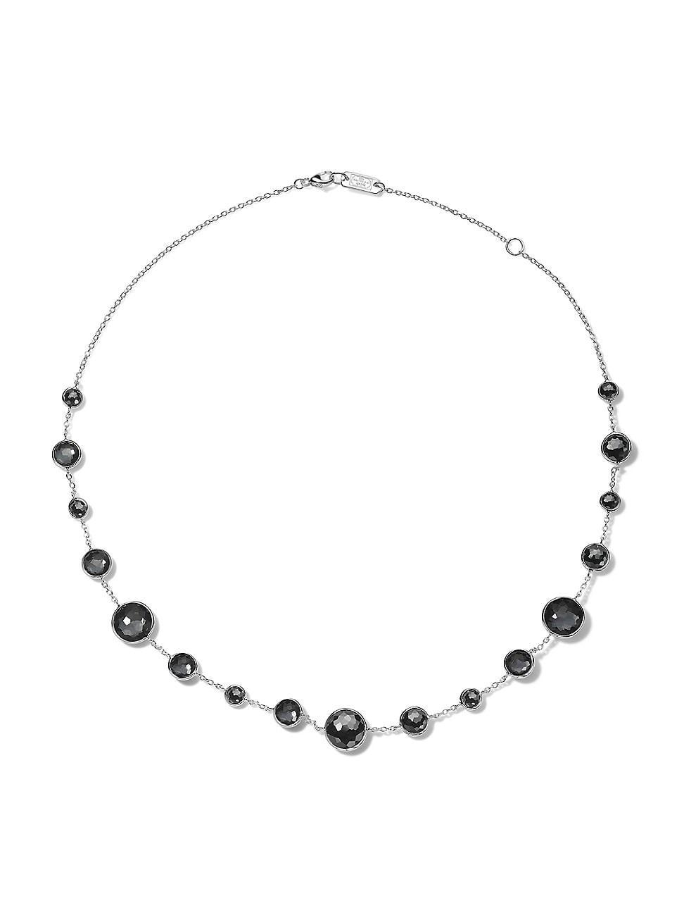 Womens Lollipop Short Lollitini Sterling Silver, Mother-Of-Pearl & Doublet Necklace Product Image