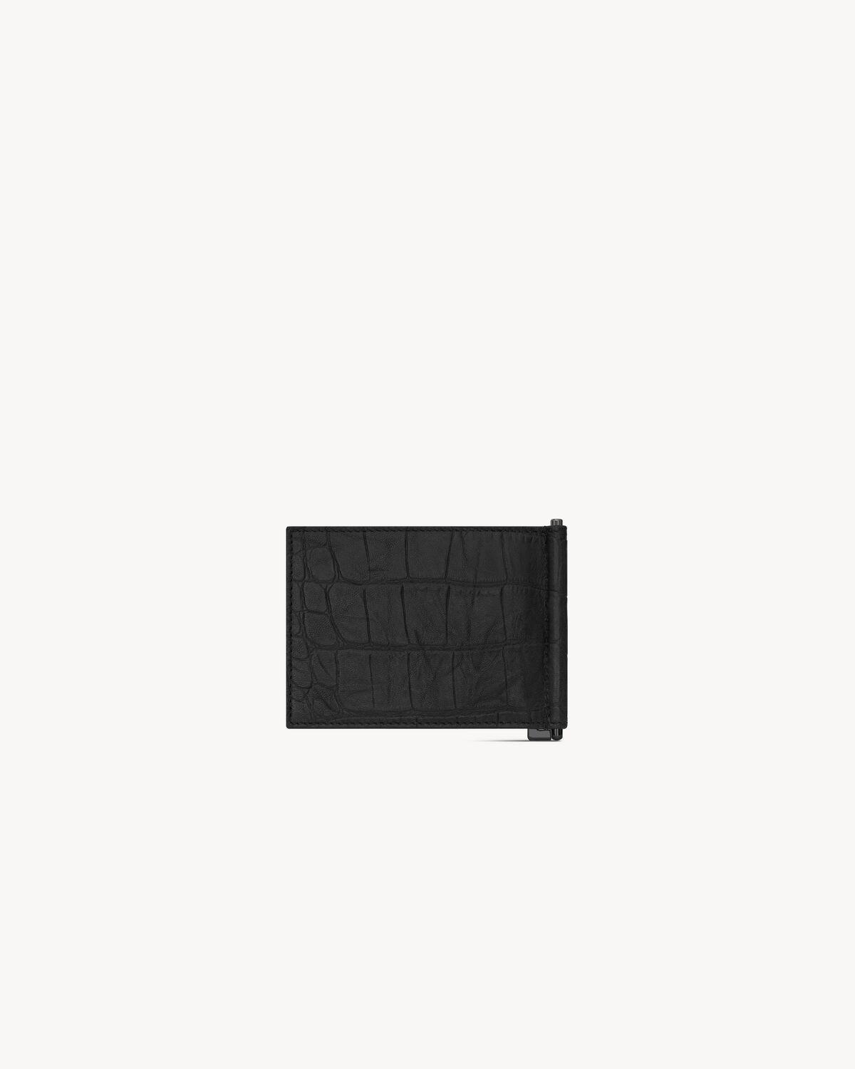 tiny cassandre card case in grained leather Product Image