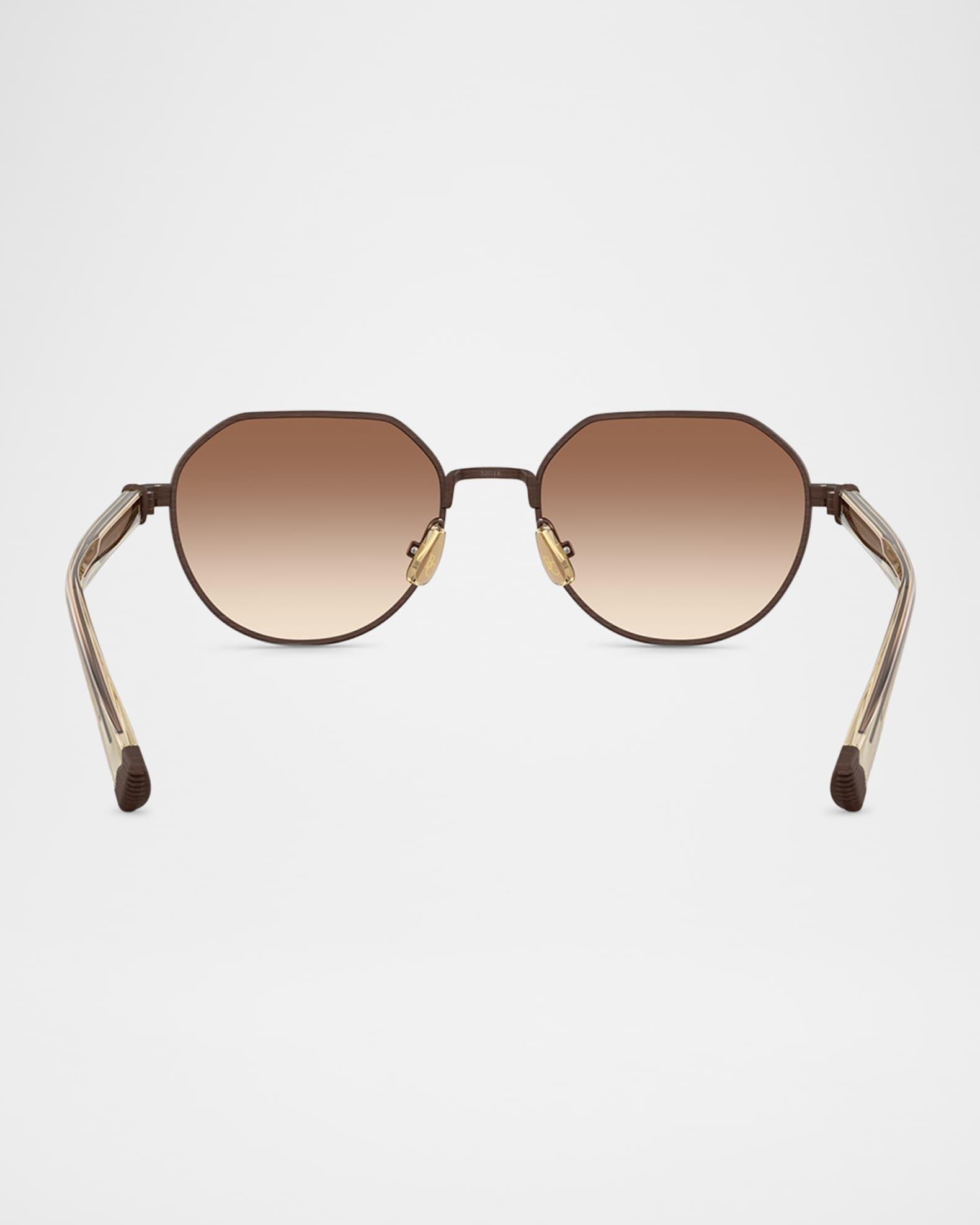 BC1007T Round Titanium Sunglasses Product Image