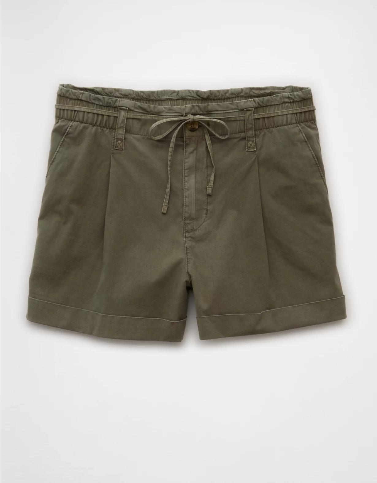 AE Stretch High-Waisted Lightweight Trouser Short Product Image